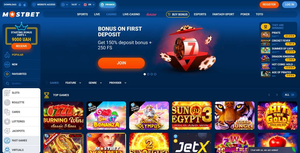 Що хорошого в Mostbet?